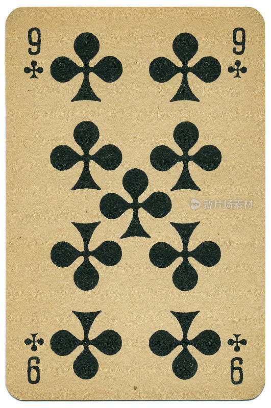 时尚九俱乐部比尔曼扑克牌比利时1910