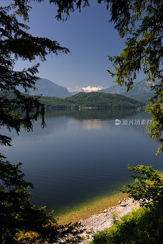 达赫斯坦夏日全景，阿尔陶斯湖全景(XXXL)