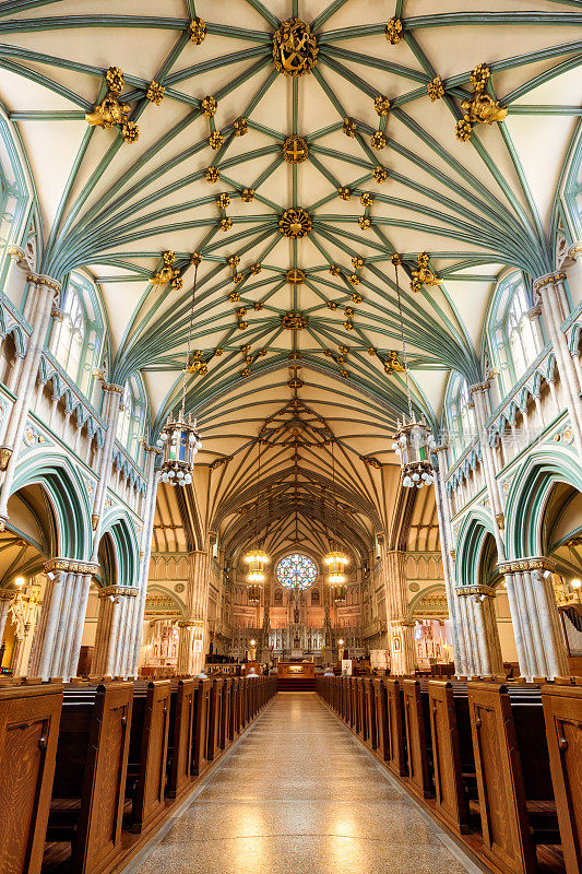 加拿大夏洛特敦爱德华王子岛的圣邓斯坦大教堂