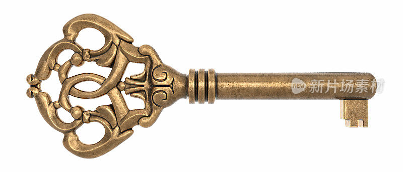 古董黄铜钥匙