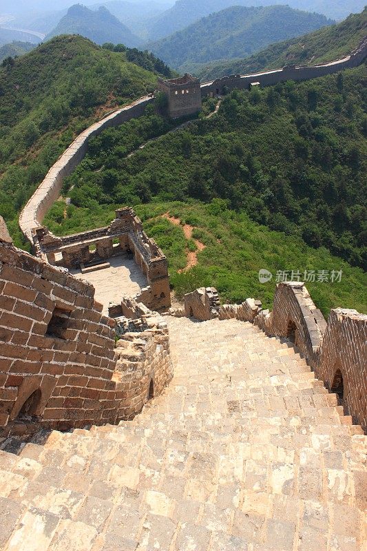 夏天的长城，中国金山岭