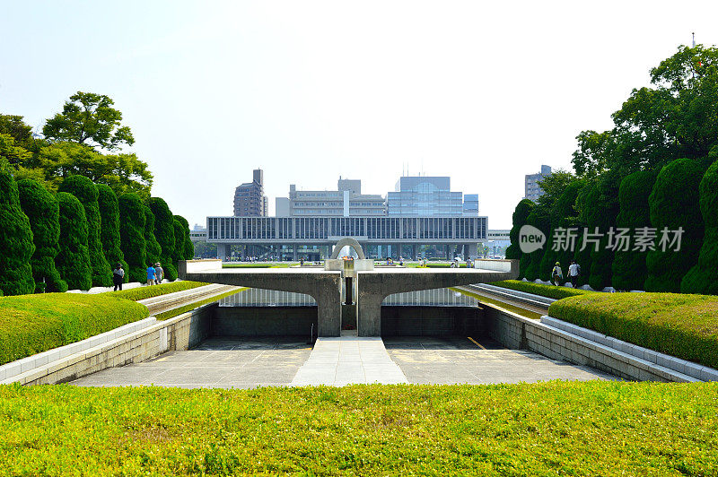 纪念公园和大厅，广岛，日本