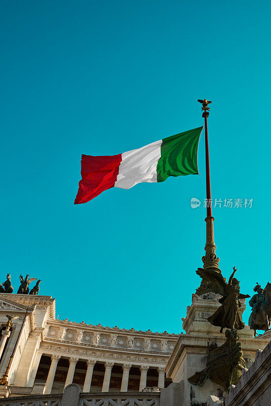 意大利国旗挂