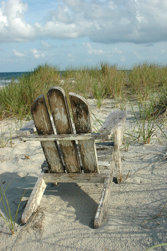 沙滩椅垂直