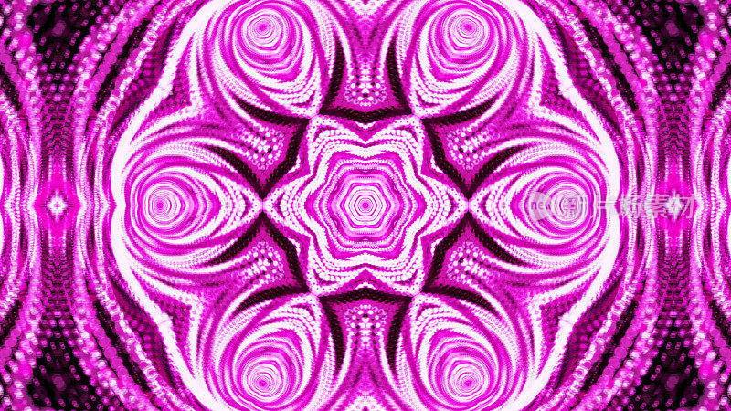 抽象背景与紫罗兰万花筒