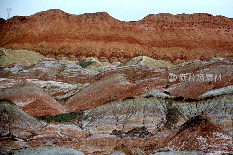 中国甘肃张掖丹霞地貌地质公园