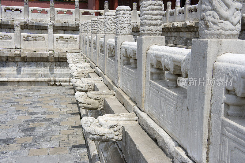 紫禁城的大理石雕刻装饰