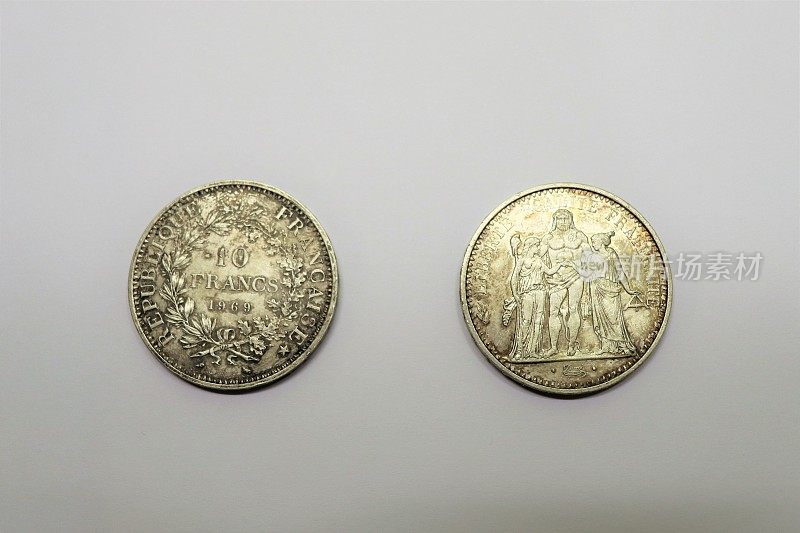 1969年10法郎银币