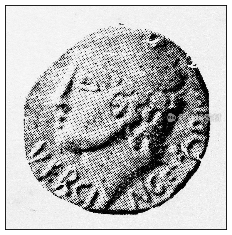 经典肖像图集-罗马:韦辛托里克斯硬币
