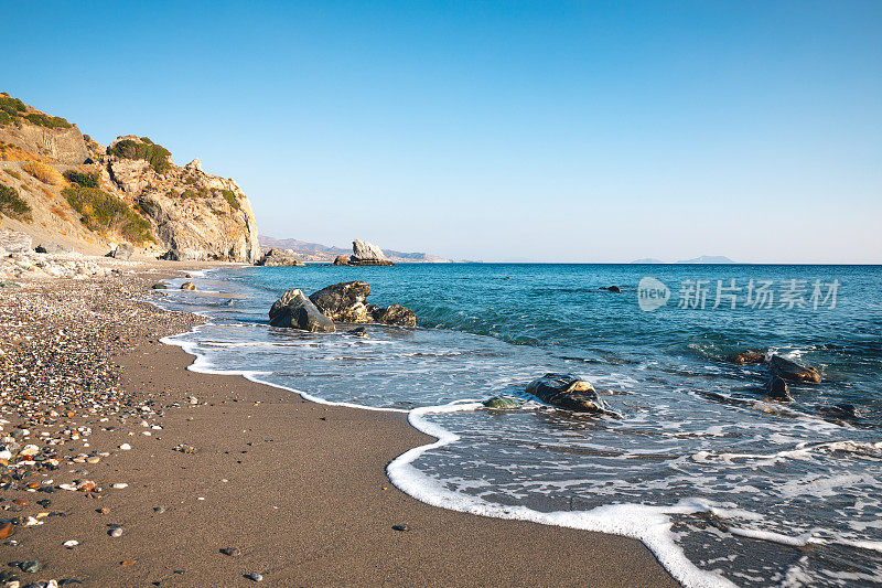 克里特岛偏远海滩