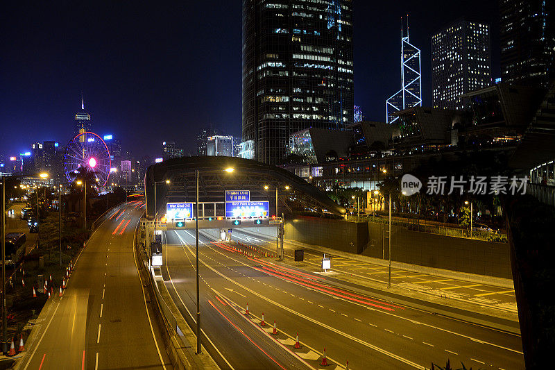 香港中环至湾仔绕道隧道的速度调整