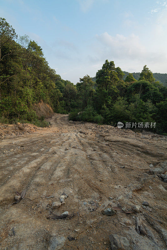 荒野山路