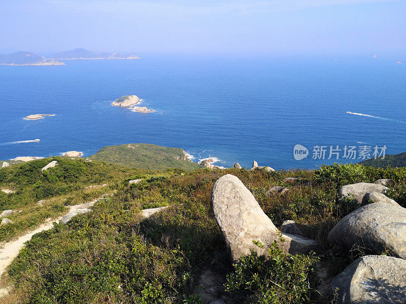 香港新界大岭东山顶全景