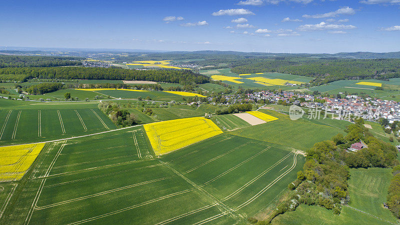 德国赫夫特里希农业区-鸟瞰图