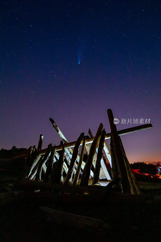 繁星闪烁的夜晚,