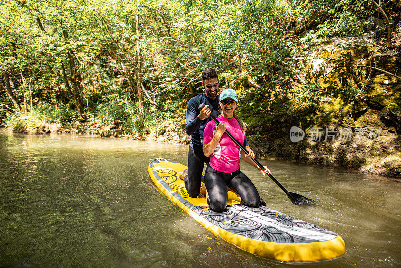 几个paddleboarding