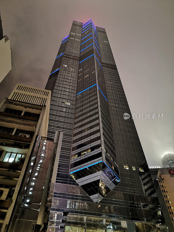 香港中环中心摩天大楼
