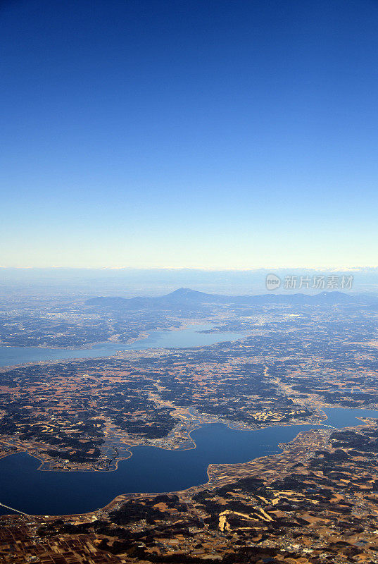 Kitaura湖和Kasumigaura，茨城县，本州岛，日本