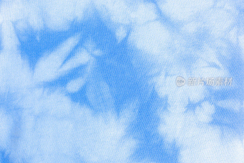 扎染shibori无缝图案。水彩画抽象结构。关闭了。