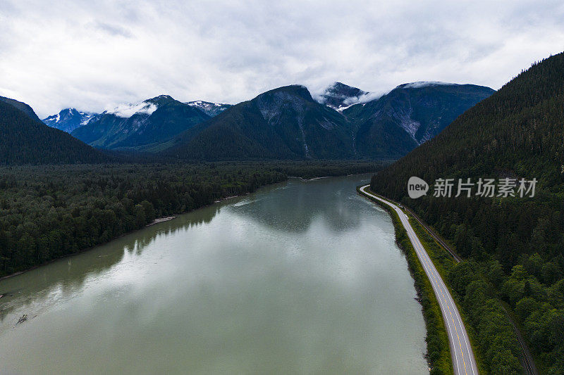 加拿大英属哥伦比亚的斯基纳河