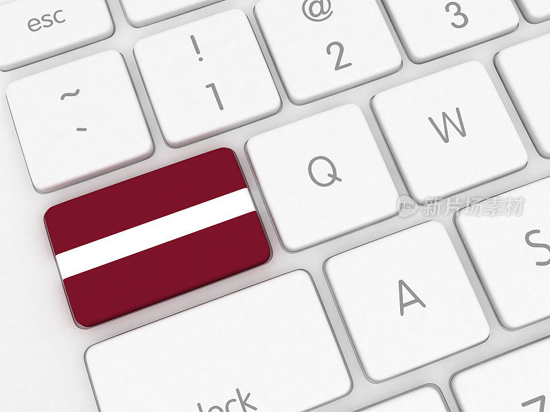 拉脱维亚国旗键盘