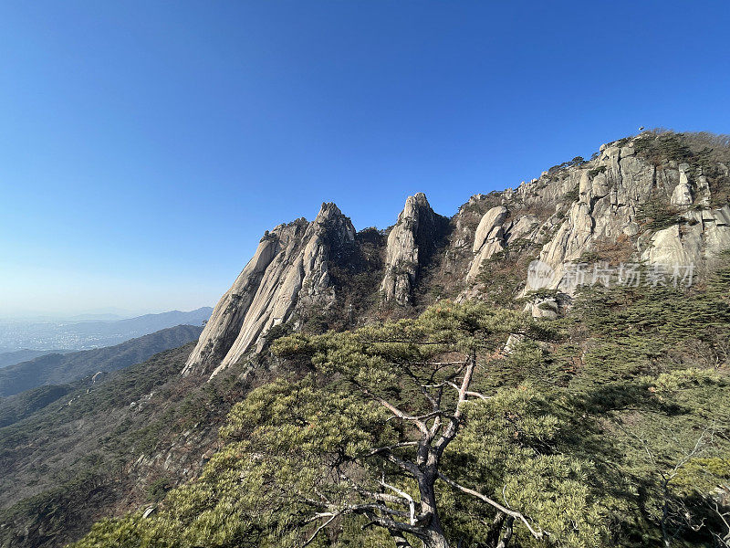 韩国的冬山