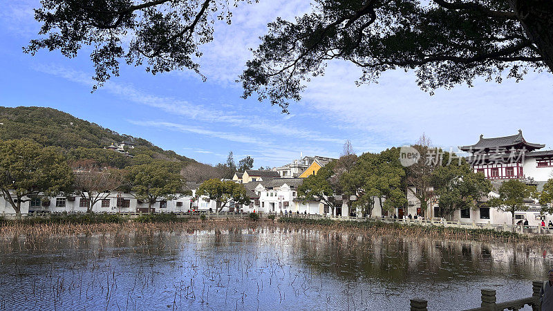 浙江舟山普陀山乡村风光