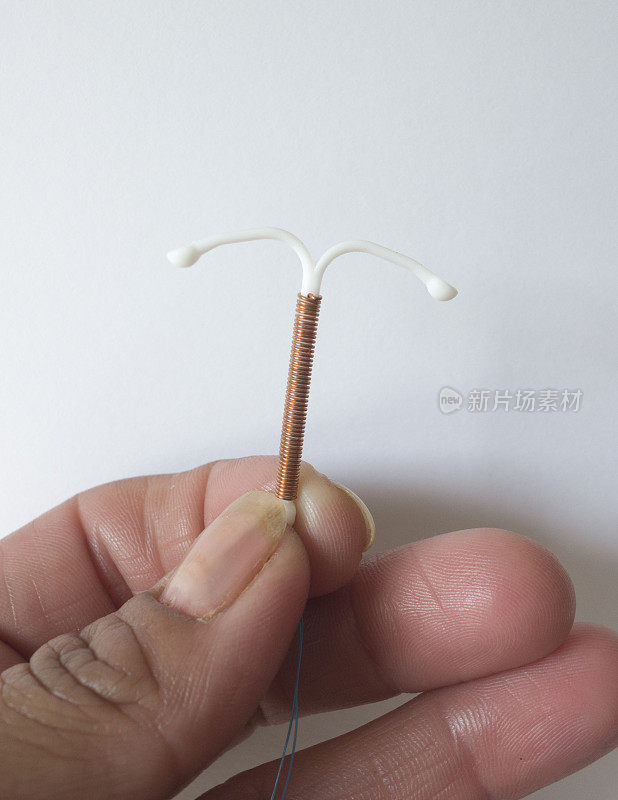 女性手持宫内节育器(IUD)