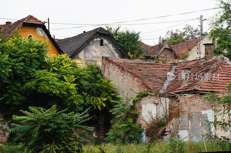 住宅区旧欧式公寓建筑