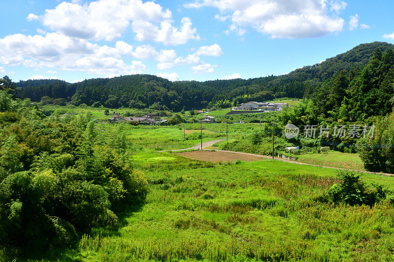 日本东部乡村景观:东武铁路观景