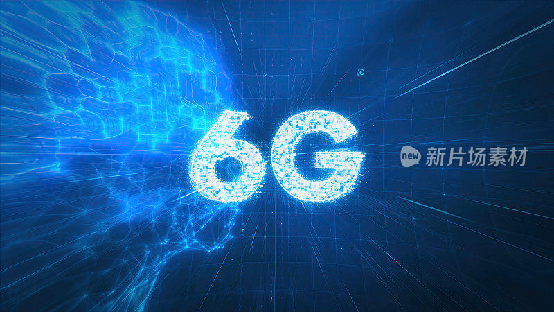 6G技术抽象背景，先进技术通信，第六代技术通信