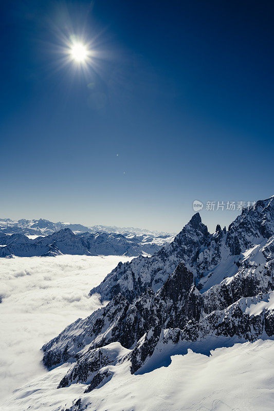 勃朗峰在courmayeur