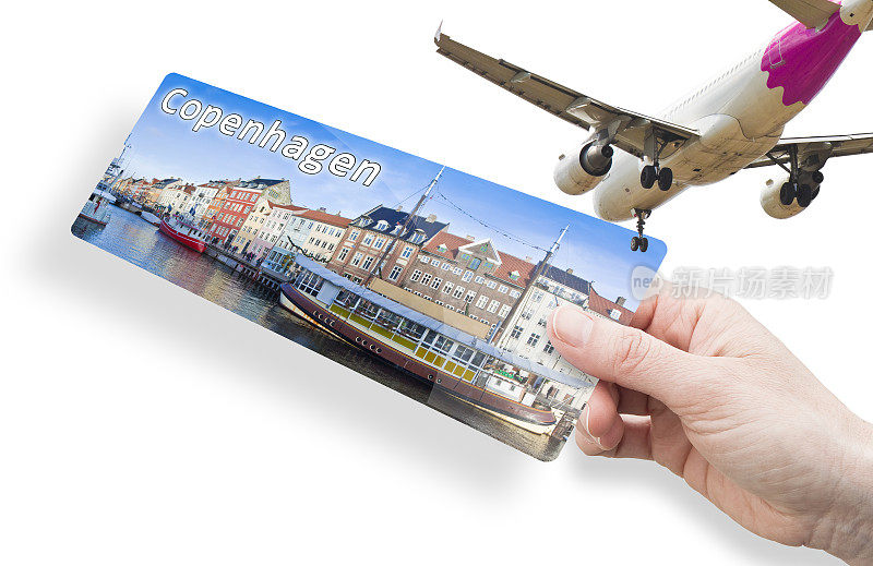 哥本哈根新港市全景机票，哥本哈根最著名的地标之一(欧洲-丹麦)