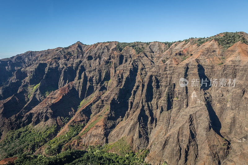 威美亚峡谷州立公园景观，考艾岛，夏威夷