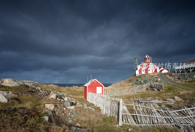 加拿大纽芬兰著名的波纳维斯塔灯塔