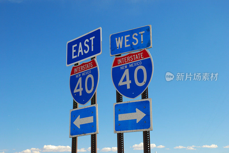 40号州际公路标志
