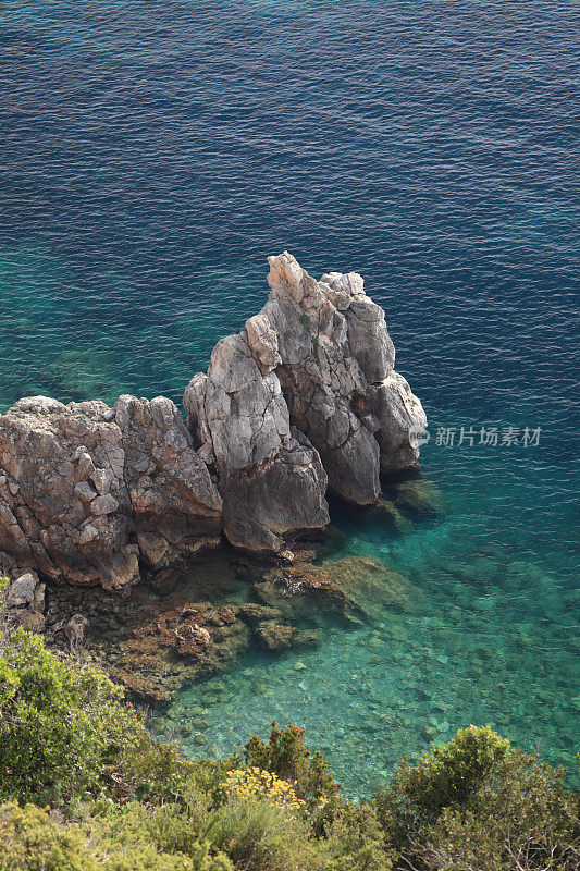 清澈的地中海-阿根廷蒙特，意大利托斯卡纳