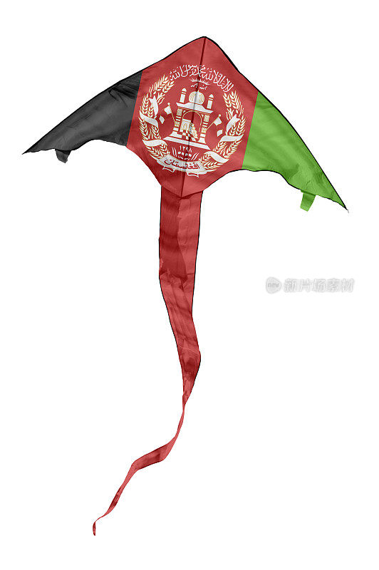 阿富汗国旗的风筝