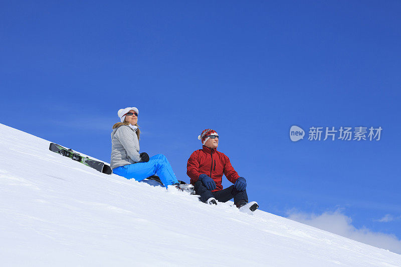 雪滑雪