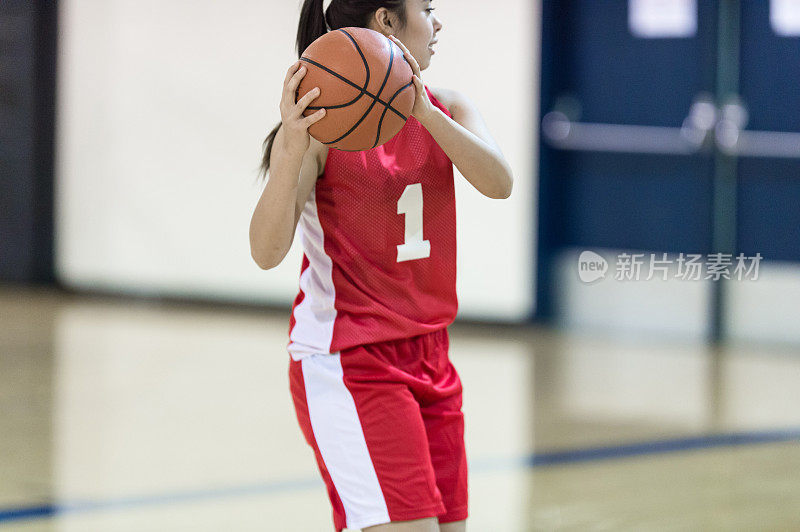 女子高中篮球比赛
