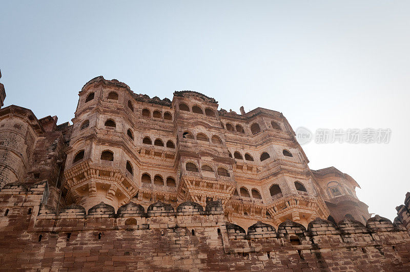印度焦特布尔的Mehranghar堡垒