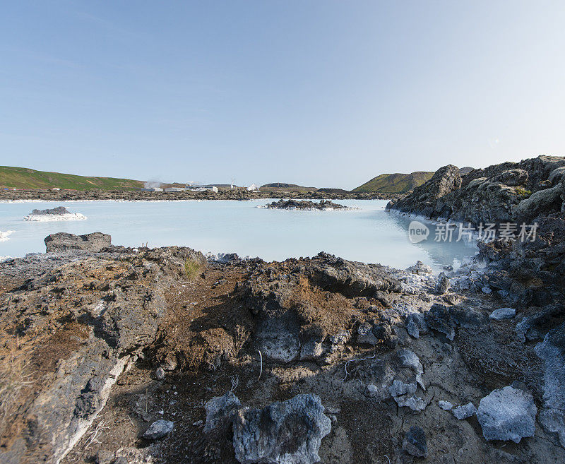 冰岛的天然温泉