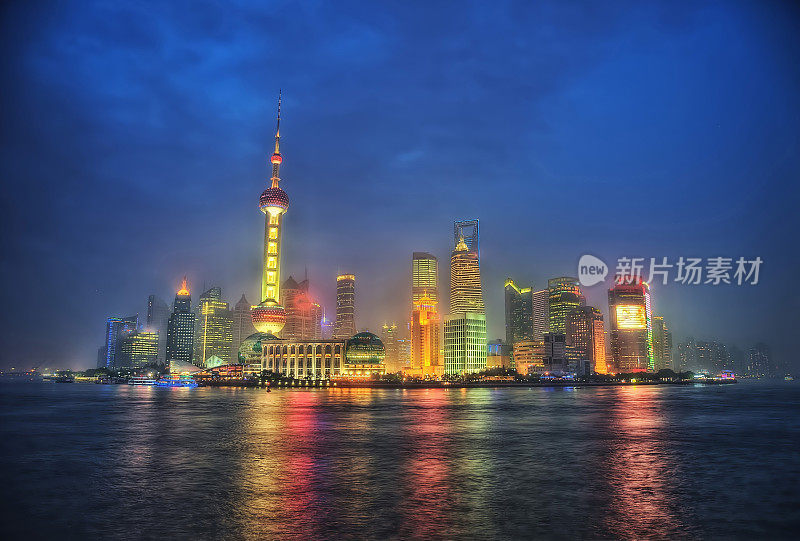 上海的天际线,中国