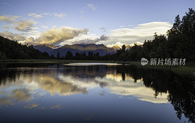 马锡森湖风景区，新西兰南岛