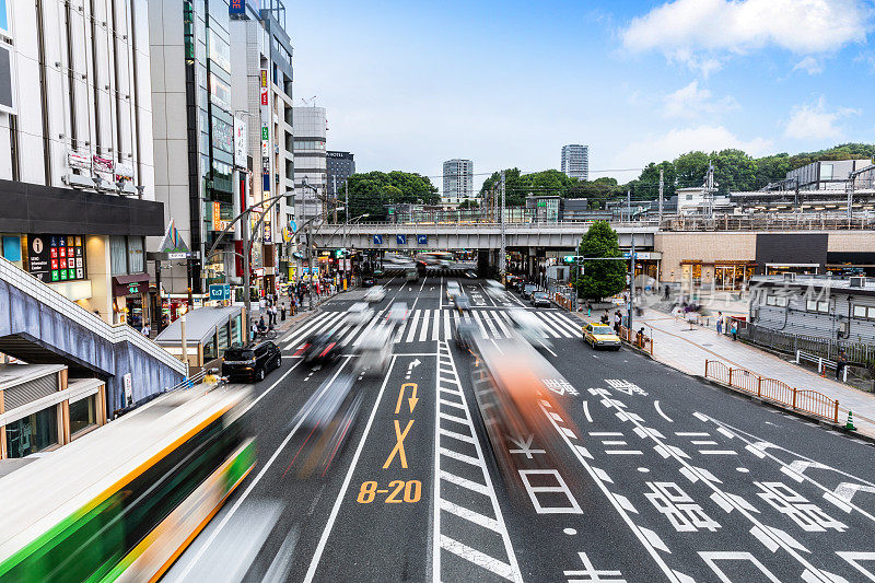 东京市内交通在上野站