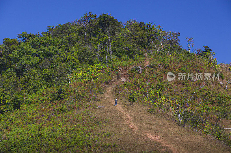 泰国罗依福罗米山脉的美丽风景