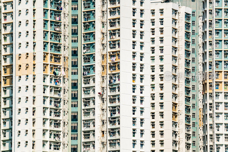 现代建筑的外观。构建抽象的背景