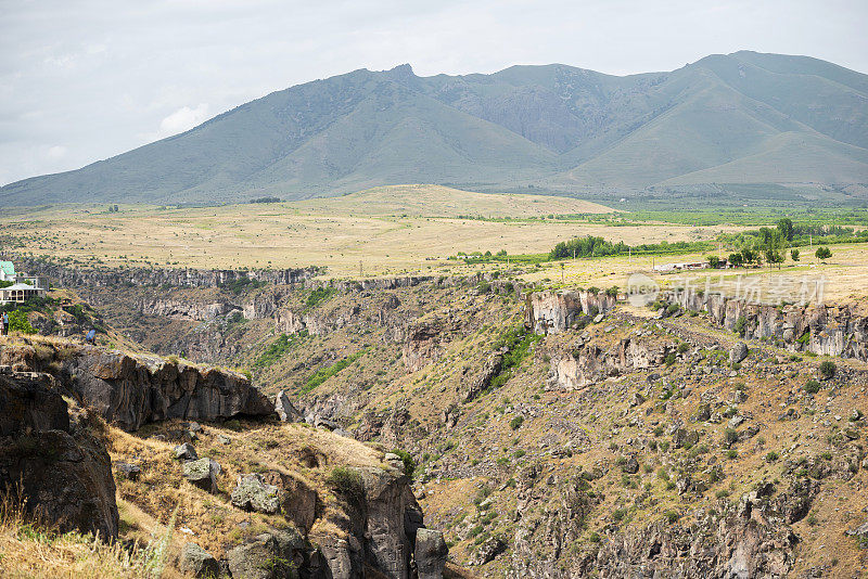 全景如画的峡谷和峡谷，卡萨赫河，亚美尼亚