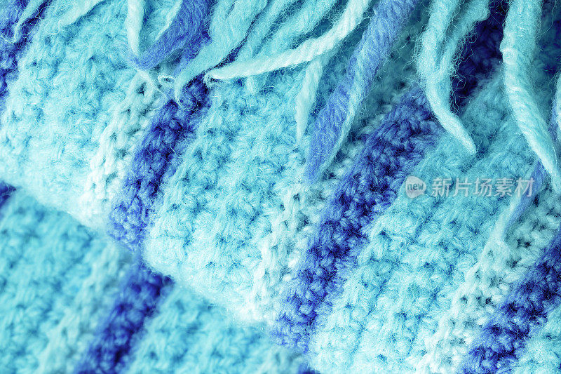 毛织织物(蓝色)