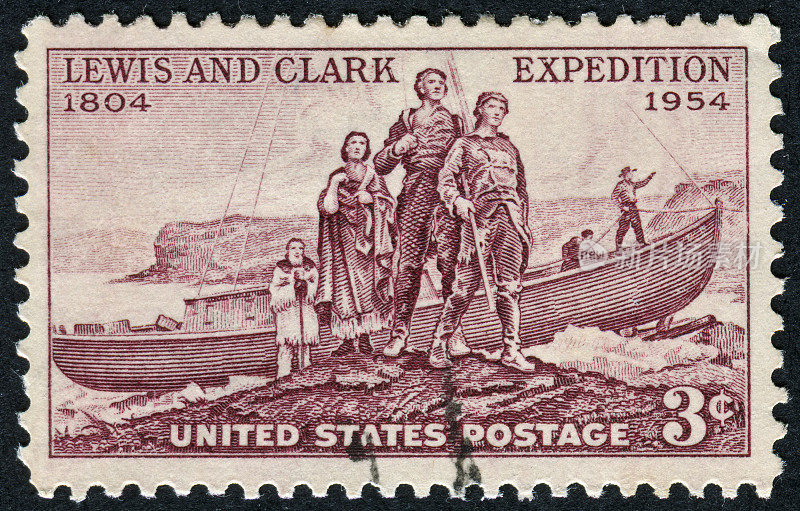 刘易斯和克拉克探险邮票